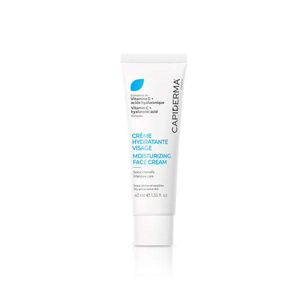 Capiderma – Crème hydratante visage peau seche et sensitive – 40 ml
