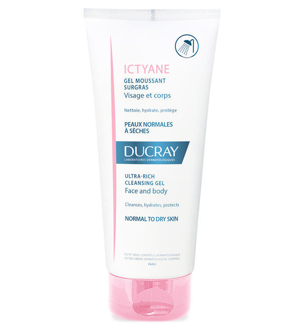 Ducray – Ictyane gel moussant surgras – 200 ml