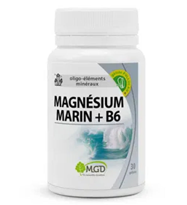 Mgd Magnesium marin +B6 30 Gelules