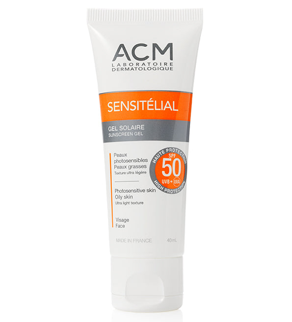 Acm Sensitélial Gel solaire Spf 50 – 40 ml