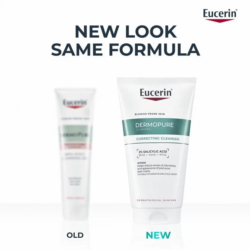 EUCERIN DERMOPURE GEL NETTOYANT TRIPLE ACTION CORRECTEUR 150ML