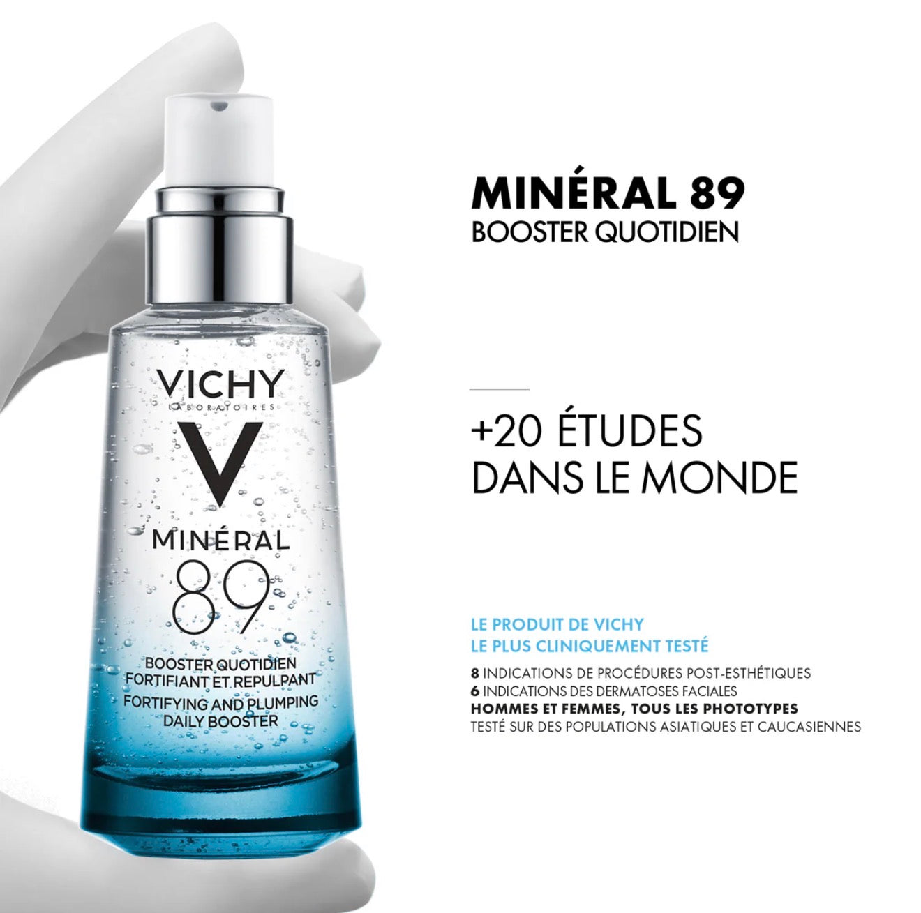 VICHY MINÉRAL 89 SÉRUM BOOSTER HYDRATANT FORTIFIANT ET REPULPANT 50 ML