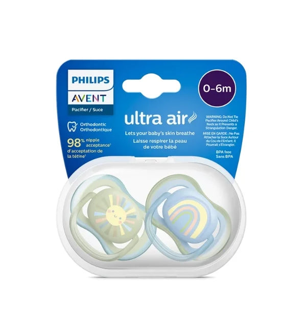 AVENT SUCETTE ULTRA AIR 0-6M BOY SCF085/58