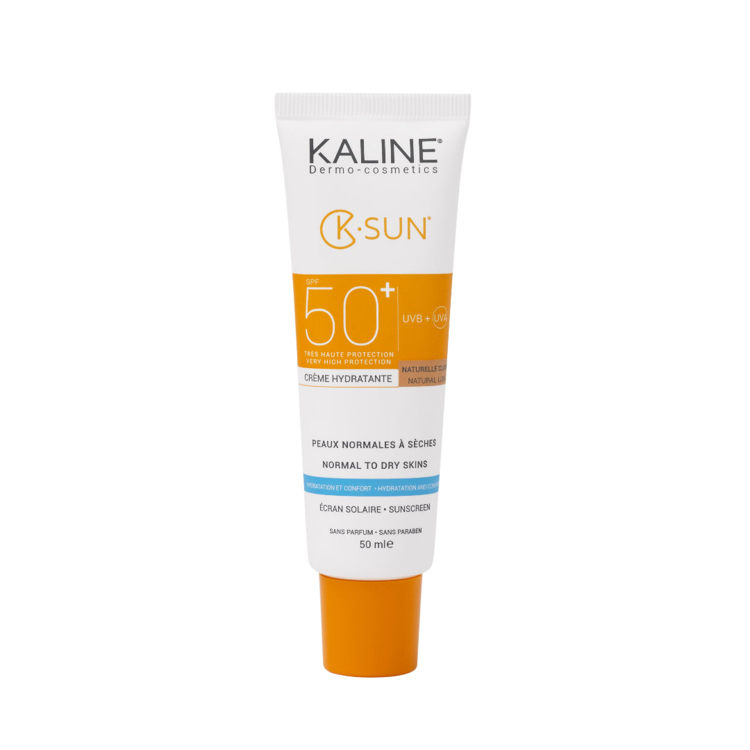 KALINE K-SUN Peaux Normales à Sèches Naturelle Claire SPF 50 = K-Aqua Cold Cream Offert