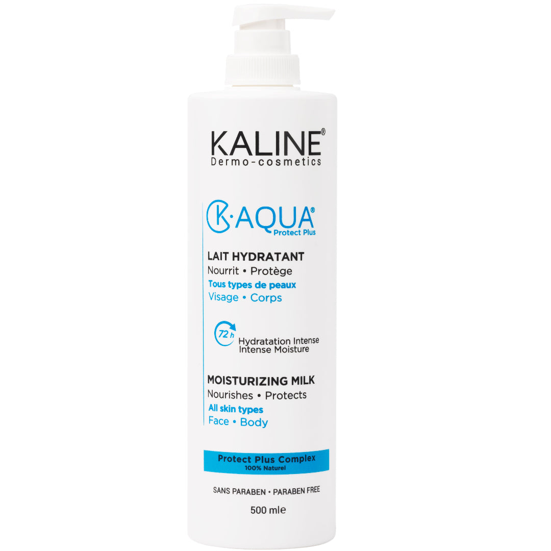 KALINE K-Aqua Lait Corps & Visage Hydratant 500ml – Hydratation 72h