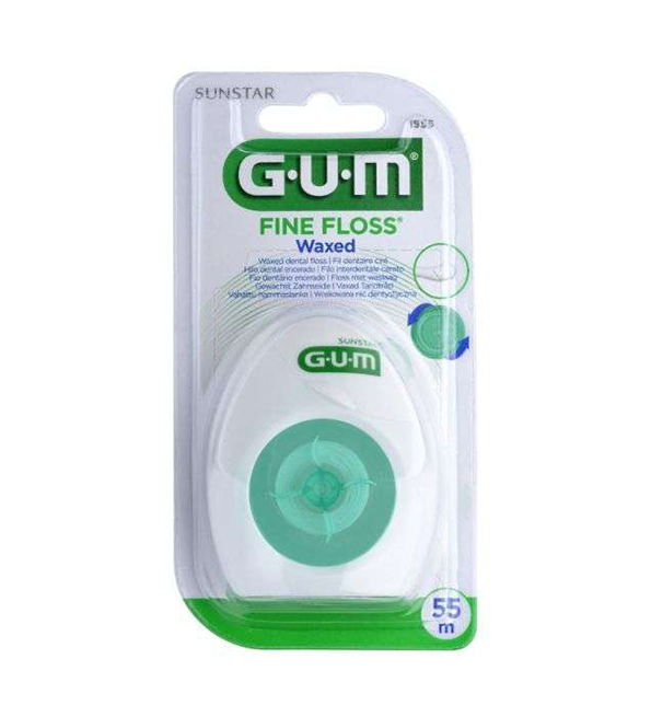Gum Fil Dentaire Fine Floss Cire 55m 1555