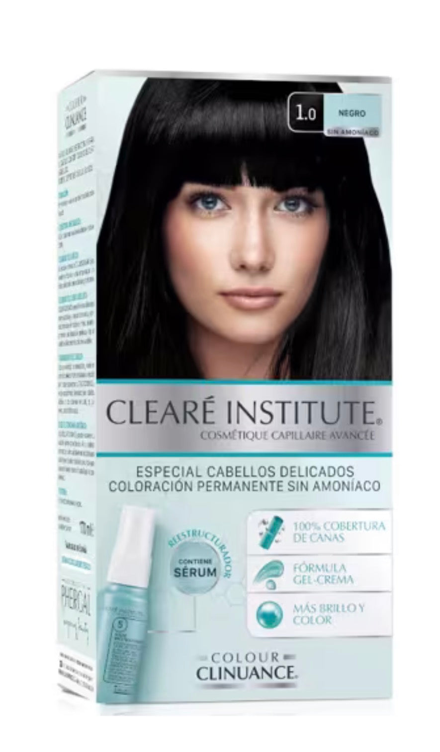Cleare Institute Color Clinaunce Permanente 1.0 Noir 170ml