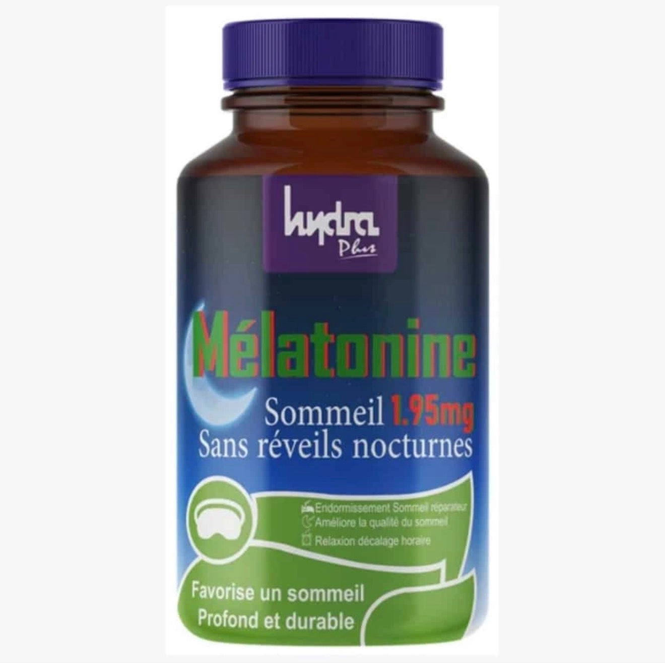 HYDRA PLUS – Mélatonine Sommeil 1.95mg – 60 Gélules