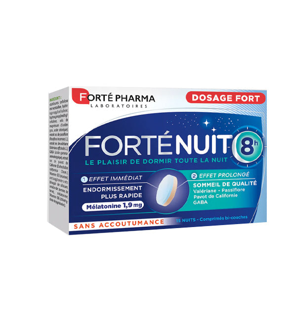 Forte Pharma Forté Nuit 8h Dosage fort 15 CPS