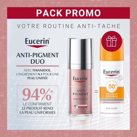 EUCERIN ANTI-PIGMENT SÉRUM DUO 30 ML = PIGMENT CONTROL FLUID 50ML OFFERT