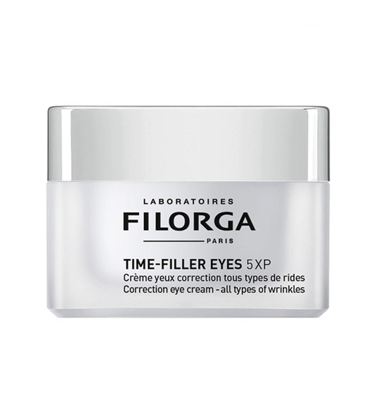 FILORGA COFFRET TIME FILLER YEUX 5 XP 15 ML CREME YEUX =SKIN PREP MOUSSE NETTOYANTE + TROUSSE OFFERTS
