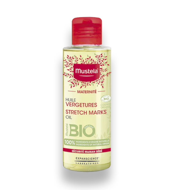 Mustela maternité huile vergetures bio 105ml