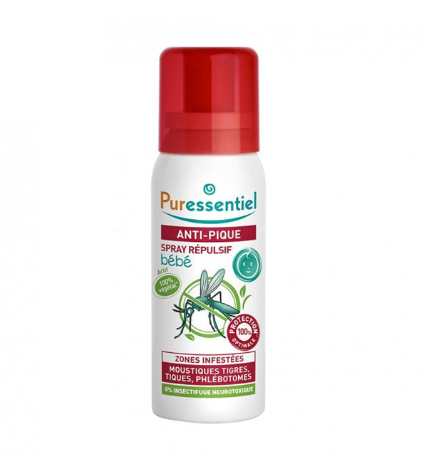 PURESSENTIEL ANTI-PIQUE SPRAY RÉPULSIF BÉBÉ 70 ML