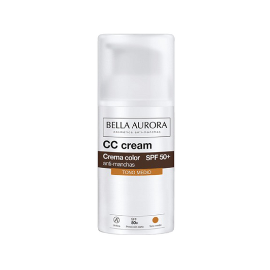 BELLA AURORA CC CREME ANTI TACHES SPF50 TEINTE MEDIUM = TROUSSE OFFERTE