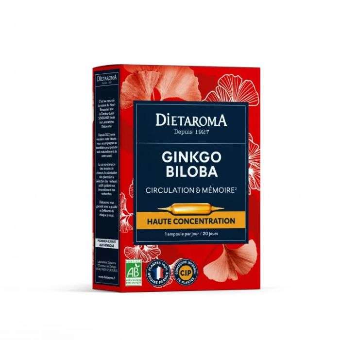 DIETAROMA C.I.P. GINKGO BILOBA 20 ampoules