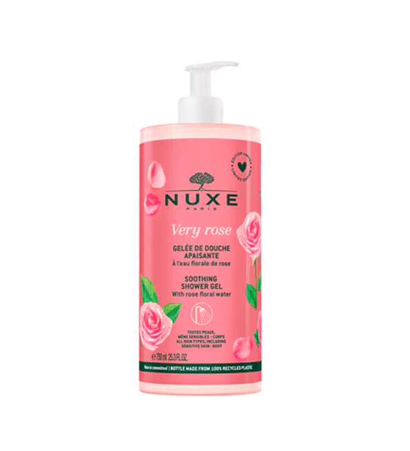 Nuxe very Rose Gelée de Douche Apaisante 750ml