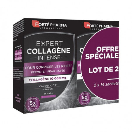 Forte Pharma EXPERT COLLAGÈNE INTENSE OFFRE 14 STICKS X2
