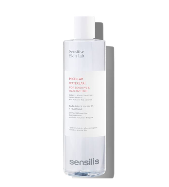 Sensilis Eau Micellaire AR Peaux Sensibles 400ml – Nettoyant Doux & Apaisant Anti-Rougeurs