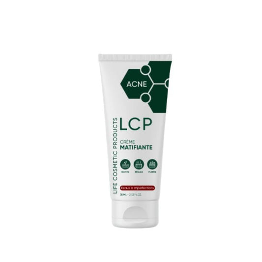 LCP ACNE CREME MATIFIANTE 75ML +mini CRÈME SOLAIRE MATIFIANTE SPF50+ 15ML OFFERTE