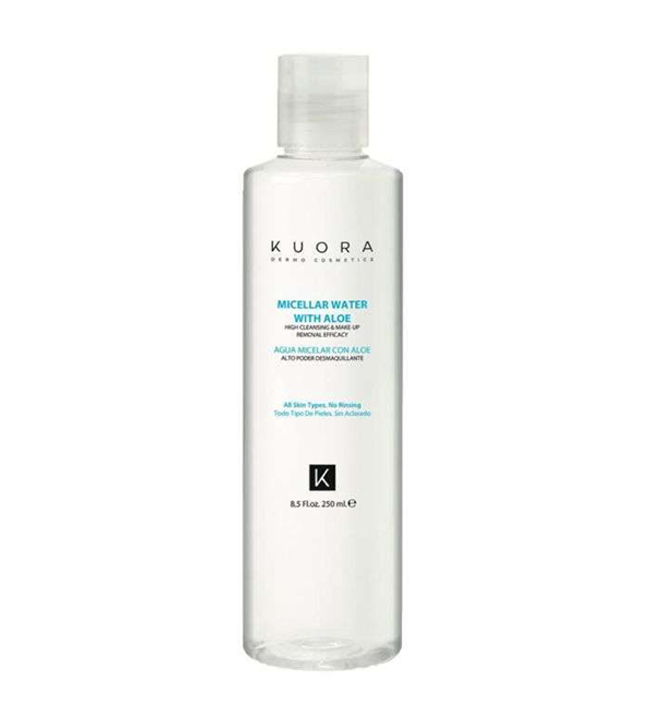 KUORA Eau micellaire Nettoyante à l’Aloe Vera – 250ml