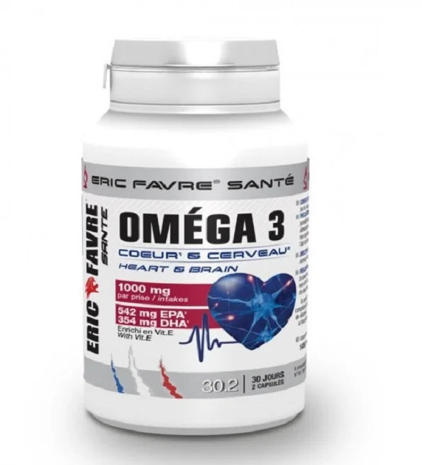 Eric Favre OMEGA 3 – Cœur et cerveau 60 gélules