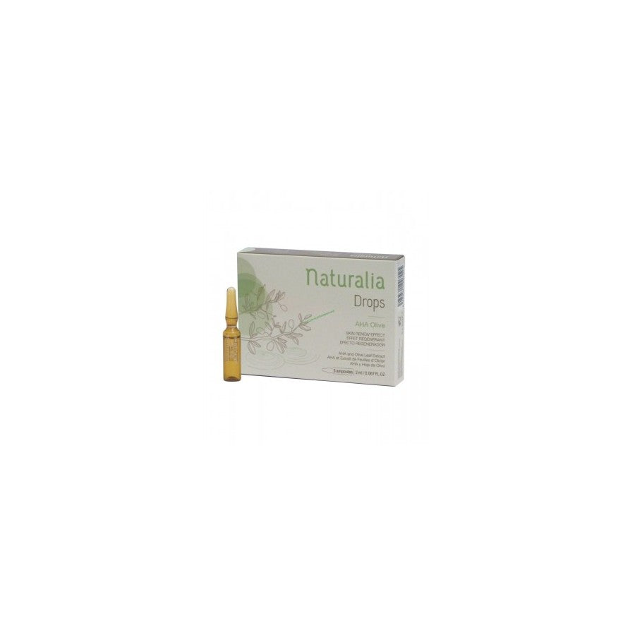 NATURALIA : Drops aha olive effet régénèrant 5 ampoules