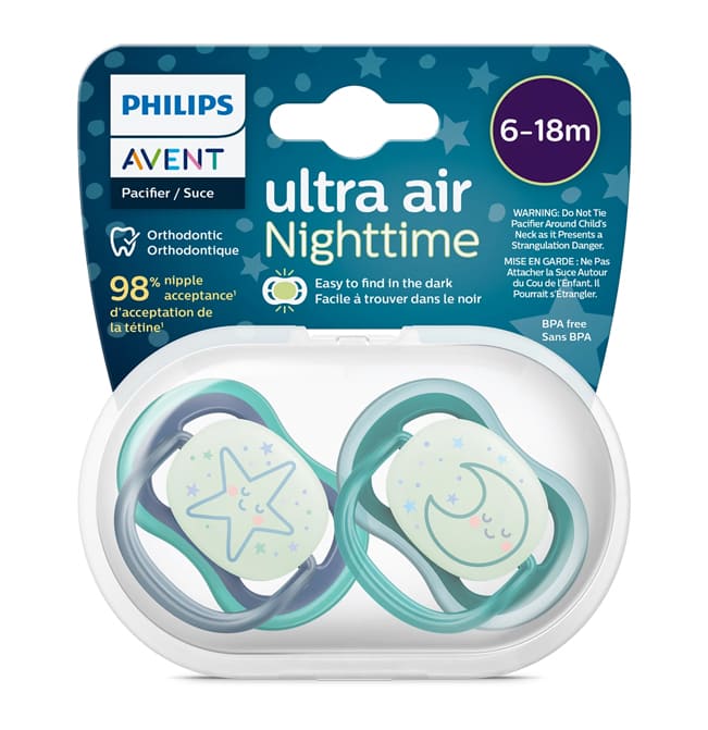 Avent ultra air Sucette 6-18M BOY SCF376/13