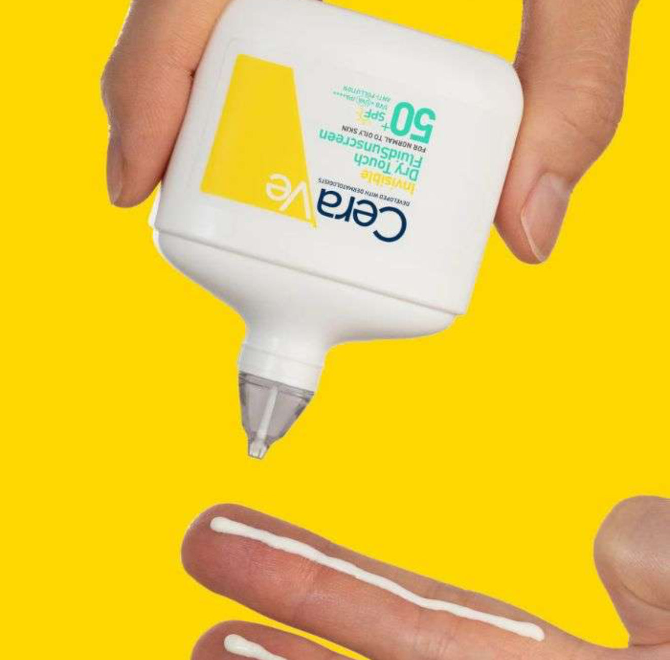 CERAVE ECRAN SOLAIRE SPF 50 FLUIDE INVISIBLE TOUCHER SEC 50 ML