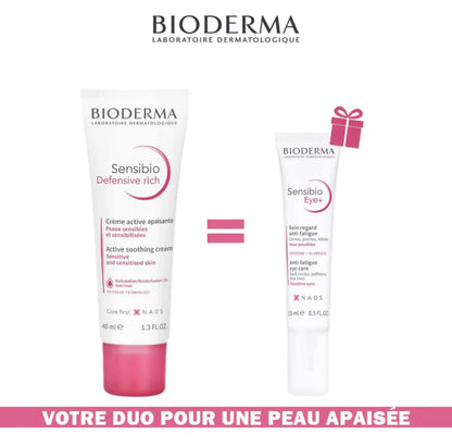 Bioderma Sensibio Defensive Rich 40ml+Sensibio Gel Contour Yeux 15ml
