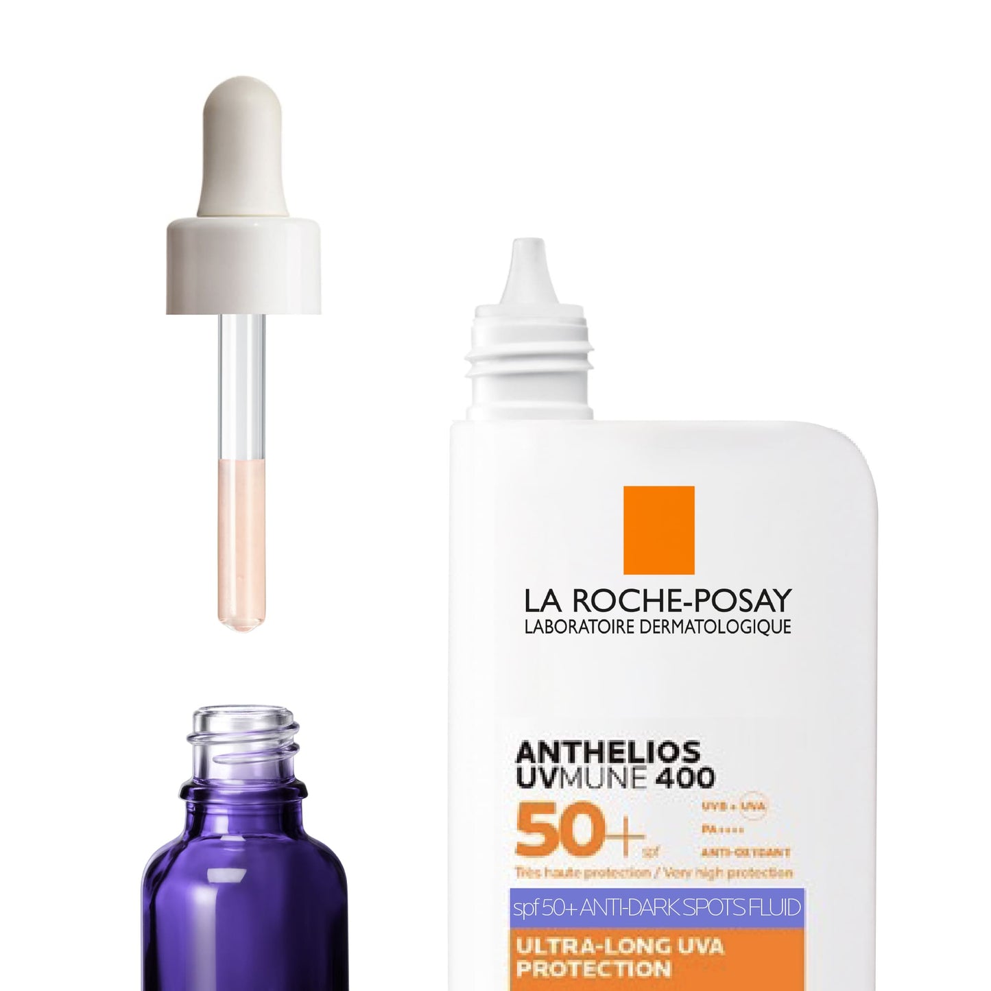LA ROCHE POSAY ANTHELIOS UVMUNE 400 FLUIDE ANTI-TACHES SPF 50+ = Eau Thermale 50ml Offerte Protection Correction Taches