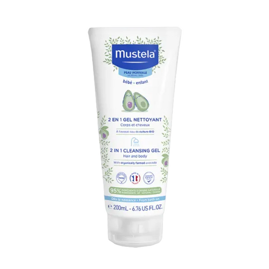 Mustela gel nettoyant 2 en 1 – 200 ml