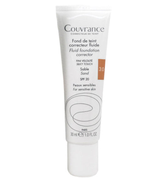 Avène Couvrance – Fond de Teint Fluide – Fini Velouté Spf 20 N°3.0 – 30ml