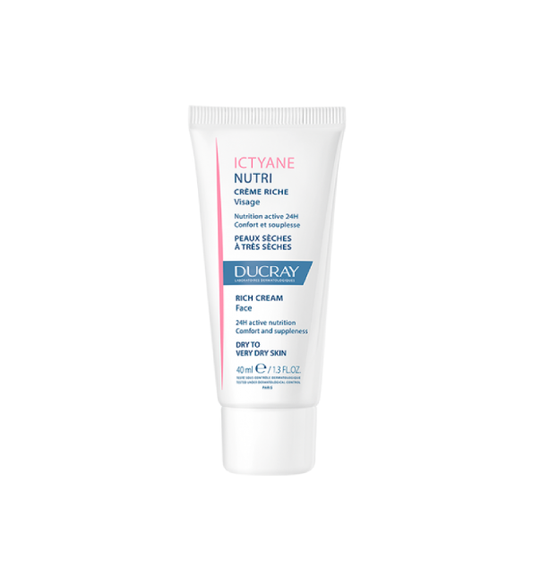 DUCRAY ICTYANE NUTRI CRÈME RICHE VISAGE 40 ML