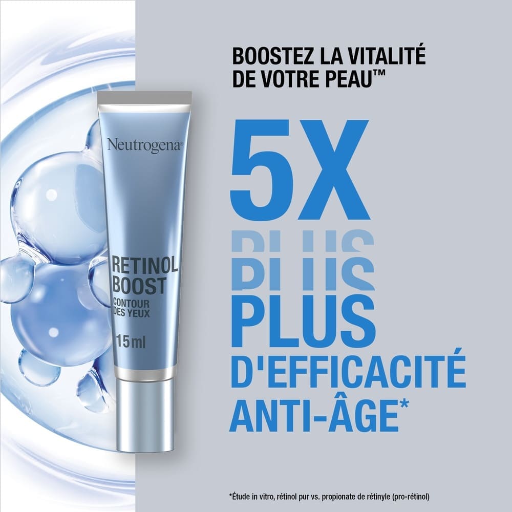 Neutrogena Retinol Boost Crème Contour des Yeux Anti-Rides 15ml