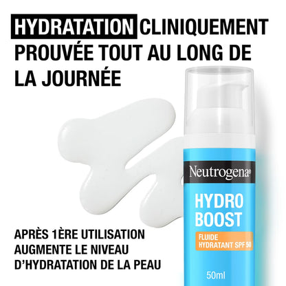 Neutrogena Fluide Hydratant Hydro Boost SPF 50, 50 ml