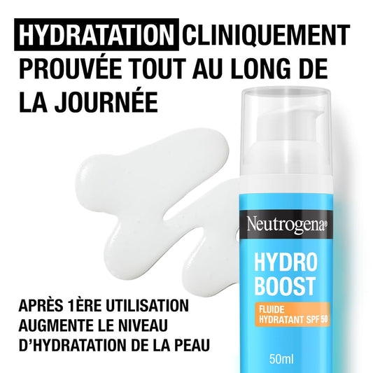 Neutrogena Fluide Hydratant Hydro Boost SPF 50, 50 ml