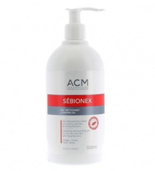 ACM Sébionex Gel Nettoyant 500ml – Purifiant & Régulateur Peaux Mixtes à Grasses