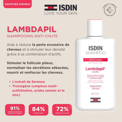 ISDIN SHAMPOO LAMBDAPIL ANTI HAIR LOSS 200ML