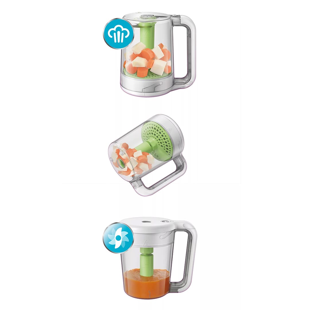 Avent – SCF870/22 – Robot Cuiseur-Mixeur 2-en-1 pour bébé