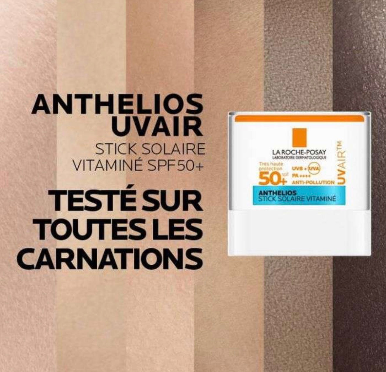 LA ROCHE POSAY ANTHELIOS SPF 50+ STICK SOLAIRE VITAMINE UV AIR 9G