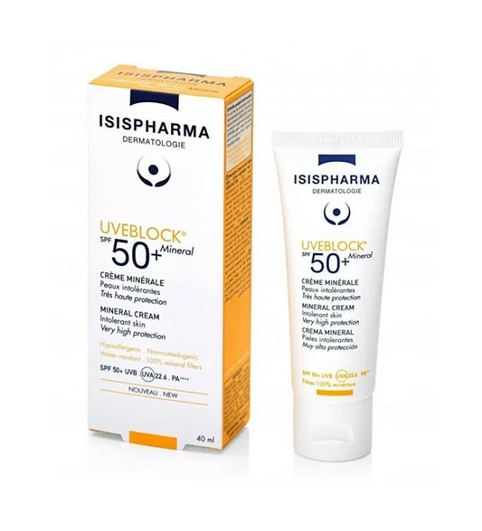 ISISPHARMA UVEBLOCK MINERAL INVISIBLE SPF50 40ML