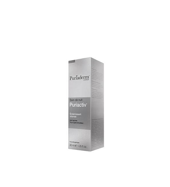Puriaderm Puriactiv  Crème de nuit  Soin éclaircissant de nuit intense