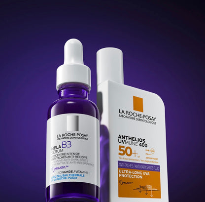 DUO ANTI-TACHES LA ROCHE POSAY MELA B3 SERUM 30 ML + ANTHELIOS FLUIDE ANTI TACHES SPF50 -50 ML