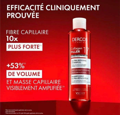 DERCOS COLLAGEN FILLER 17 SHAMPOOING ULTRA REPARATEUR 200 ML