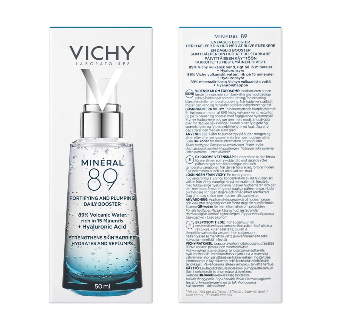 VICHY MINÉRAL 89 SÉRUM BOOSTER HYDRATANT FORTIFIANT ET REPULPANT 50 ML