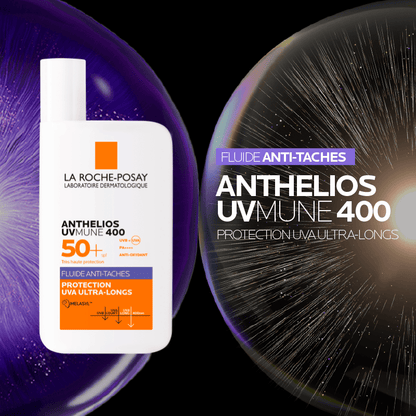 LA ROCHE POSAY ANTHELIOS UVMUNE 400 FLUIDE ANTI-TACHES SPF 50+ = Eau Thermale 50ml Offerte Protection Correction Taches