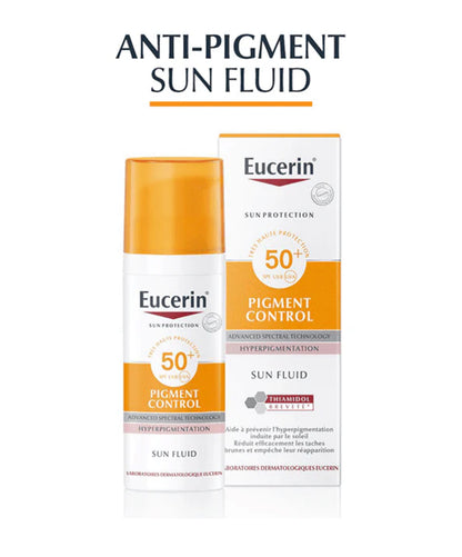 TRIO EUCERIN ANTI-PIGMENT GEL NETTOYANT 200ml + SÉRUM DUO 30 ML + PIGMENT CONTROL FLUID SPF50 -50 ml