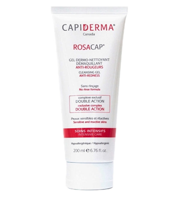 Capiderma Rosacap gel derme-nettoyant démaquillant  200 ml