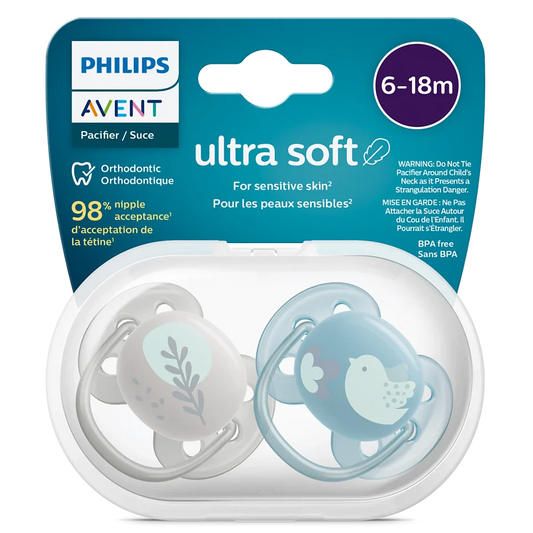 Philips Avent Ultra Soft Sucette  6-18M BOY  SCF091/15 –