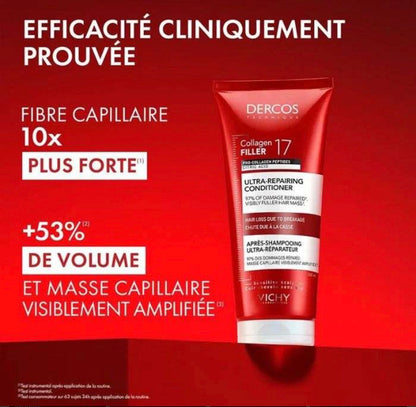 DERCOS COLLAGEN FILLER 17 APRES SHAMPOOING ULTRA REPARATEUR 200 ML